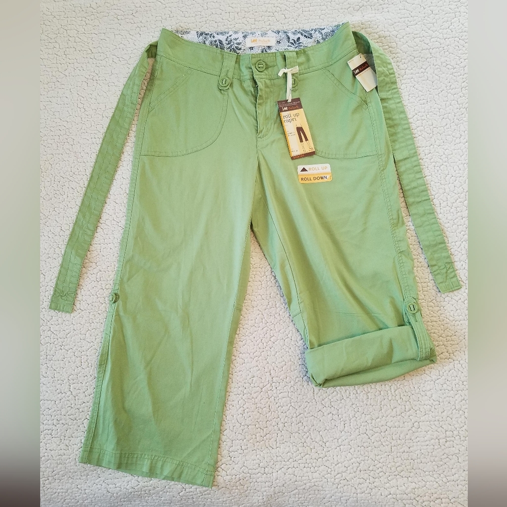 Lee NWT Women's Low Rise Roll Up Capri